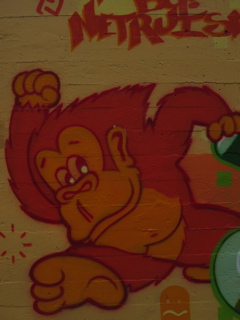 Video-Game Homage, Grafitti on Market Street