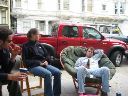 Stooping: Tyler, Erica, Aram.