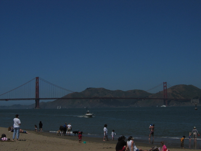 Crissy Field and the Golden Gate Bridge