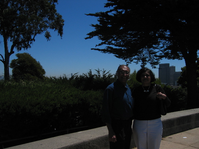 Mum and Dad at Coit Tower