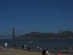 Crissy Field and the Golden Gate Bridge