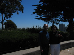 Mum and Dad at Coit Tower