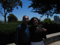 Mum and Dad at Coit Tower