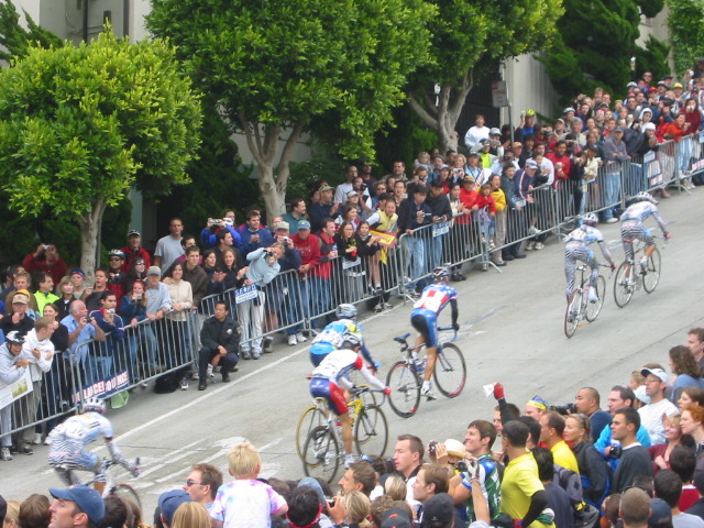 Zebra boys leading a charge up the hill.