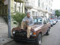 Salim and the FJ60.